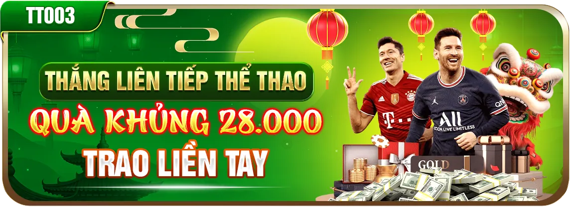 Khuyến mãi Slot Games hấp dẫn tại banca28 Đá Gà